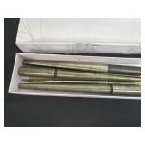 Four long leather craftsman punches