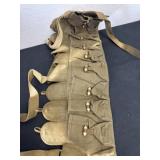 Military ammo clip carrying vest