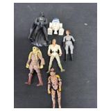 Group of sm Star Wars figurines various episodes
