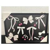 Bow and Cherries Decor Sign 16x23