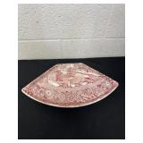 14ï¿½ vintage W.R. Midwinter 'Landscape' Red