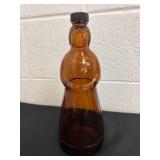 vintage Mrs. Butterworth's amber glass syrup