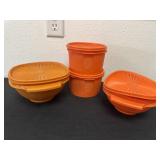 4 vintage Tupperware food containers