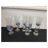 Group of hard rock Hotel Las Vegas glass cups one