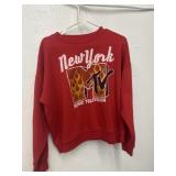 New York MTV sweater vintage looks like a size
