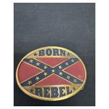 Born rebel belt buckle