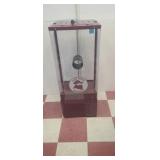 One arm bandit Raffle machine. No key