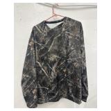 Size large camo long sleeve sweater