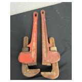 Pipe wrenches