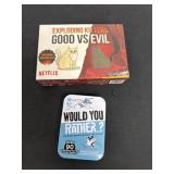 Exploding kittens game, would you rather game?