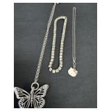 3 necklaces
