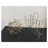 Decorative Wine rack and Magazine rack