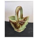 10ï¿½ vintage 1940s McCoy pottery palm leaf and