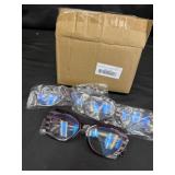Box of blue tinted frames +1.00
