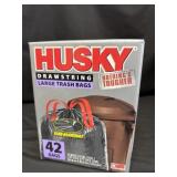 New Husky 42 bags 33 gallon