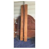 Full size to a queen headboard , footboard And