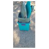 5 totes with lids