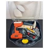 Kids plastic tool kit