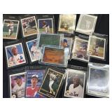Group of MLB cards with rookies and stadiums