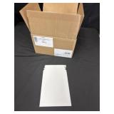 6x8 white stay flats mailers 100 quantity