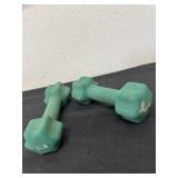 Two 5 pound weight