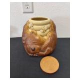 8ï¿½ vintage McCoy Pottery Sleeping Bear Cookie Jar