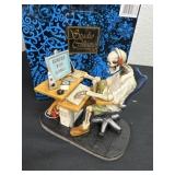 New Halloween skeleton on the computer figurine