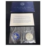 Uncirculated 40% silver Eisenhower dollar coin