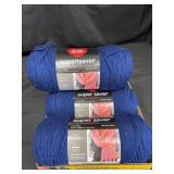 4 skein's of navy blue yarn