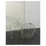 Vintage Planter Style and Apple Basket