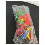 Bag of antique Marx , plastic figurines