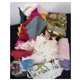 Group of fabric pieces
