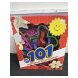 Large box of cookie cutters