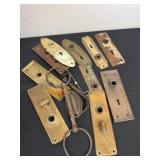 Antique door knob face plates