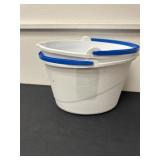2 plastic buckets