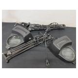 2 articulating clamp-on magnifying desk lamp,
