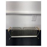 27ï¿½ vintage metal record stand