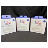 3 new boxes of Billy five blade razor refills 4