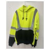 Size XL M Safe Hoodie Neon Yellow