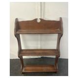 3 Tier Wood Shelf 30x18x5