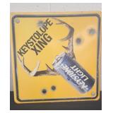 Keystone light metal sign