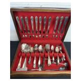Wm Rogers silver plated set