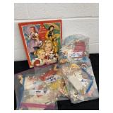Group of vintage paper dolls