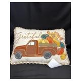 New grateful throw pillow