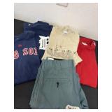 32 x 32 pants with size XL 2X and medium shirts