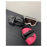 Champion noise canceling and googles