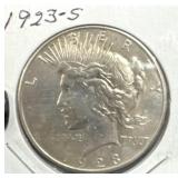 1923 ï¿½ S silver dollar