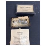 Vintage nasal splint