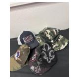 4 hats
