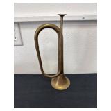 14ï¿½ vintage brass cavalry bugle